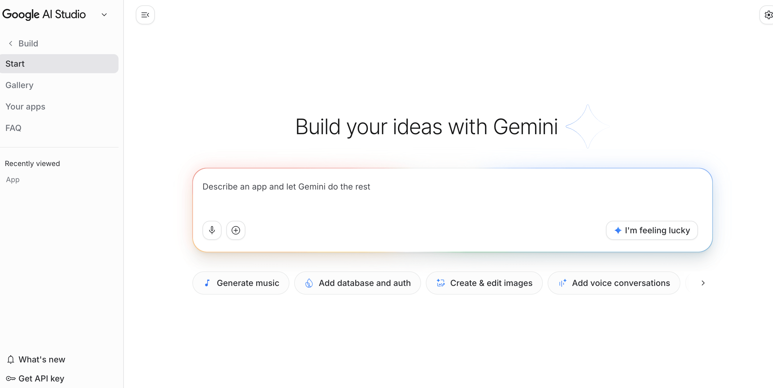 一站式AI设计与开发平台Google AI Studio