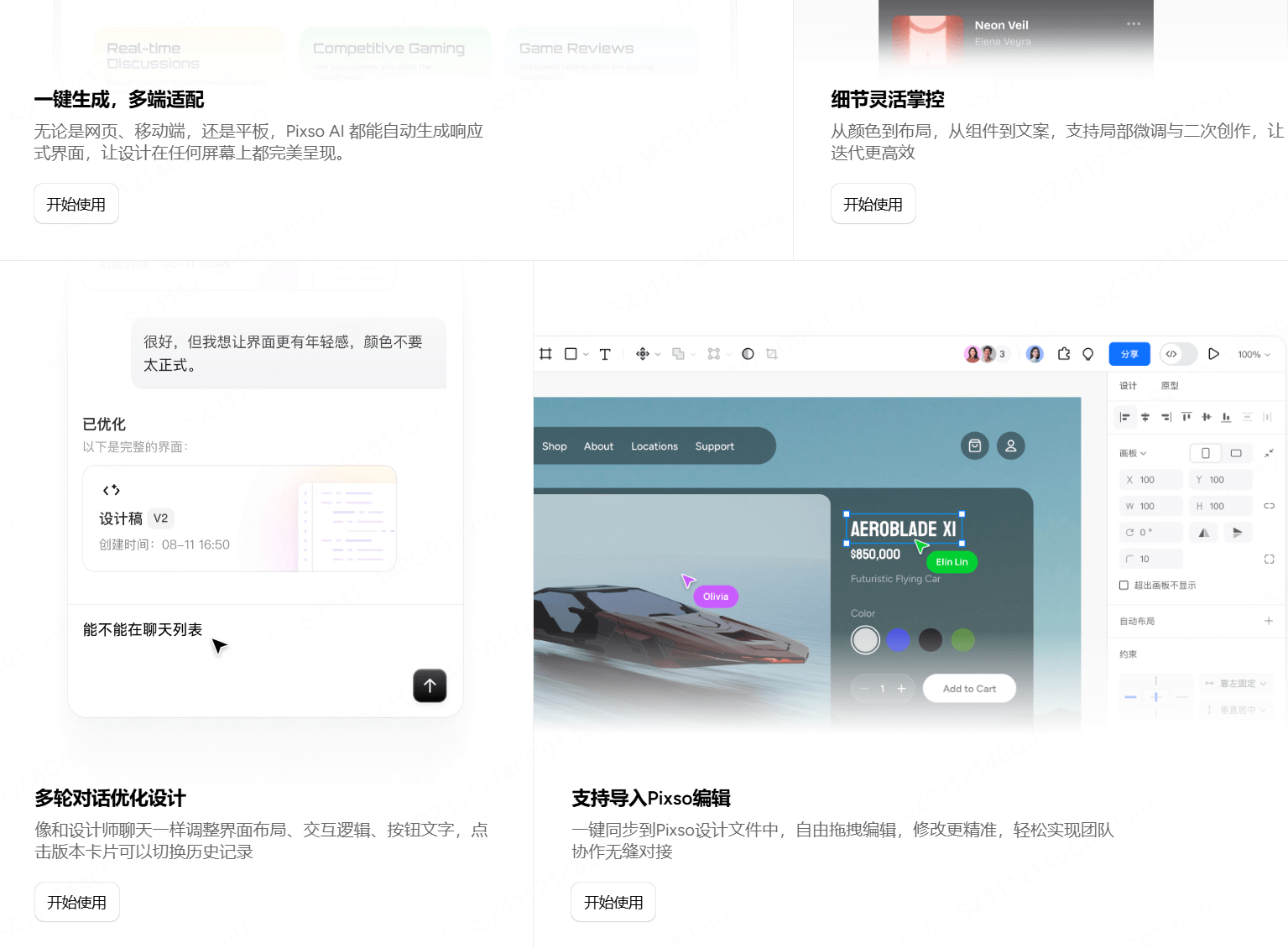 更多Pixso AI能力