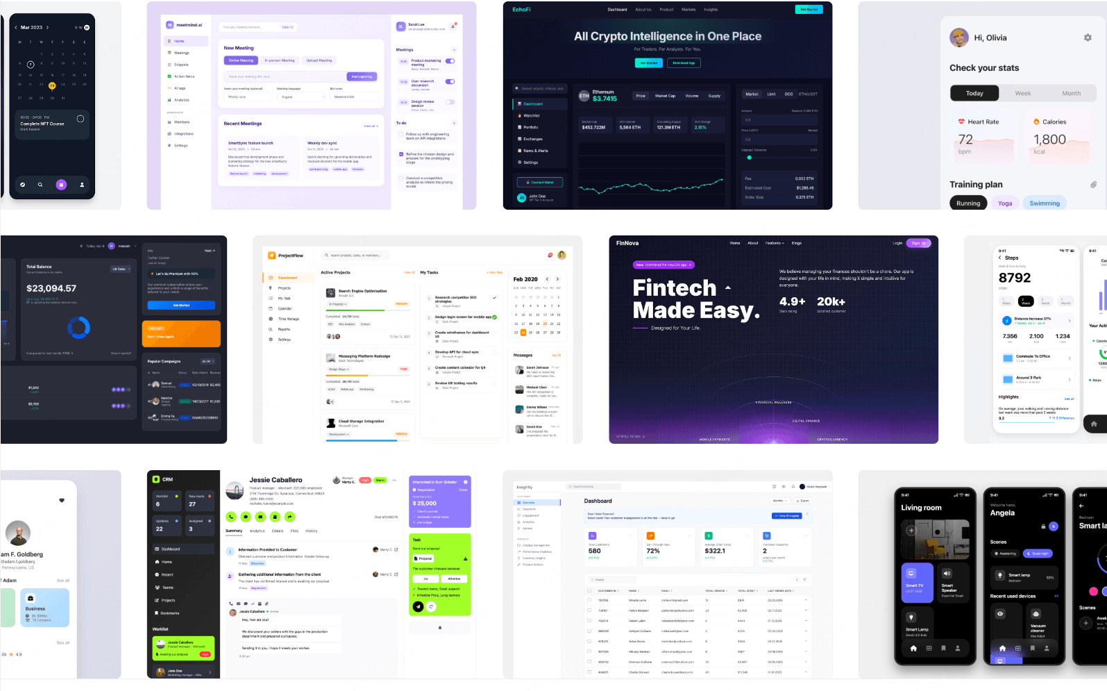 Pixso内置海量UI设计模板资源