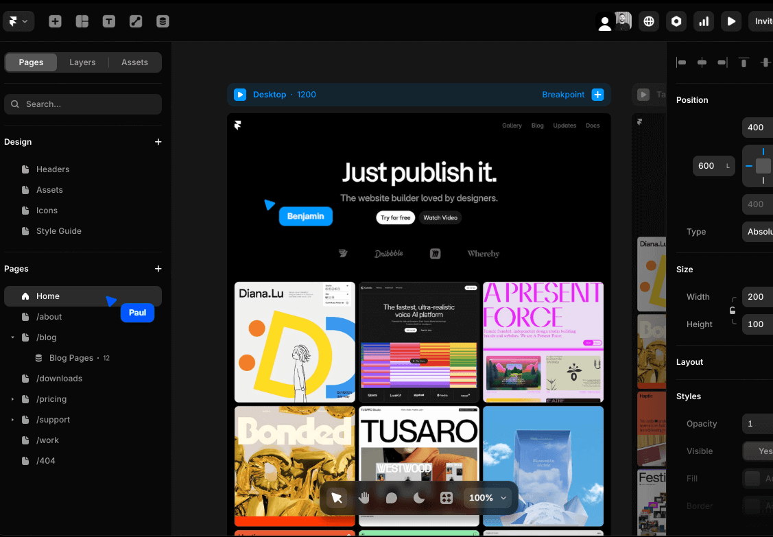 Framer：从设计到发布的无缝衔接