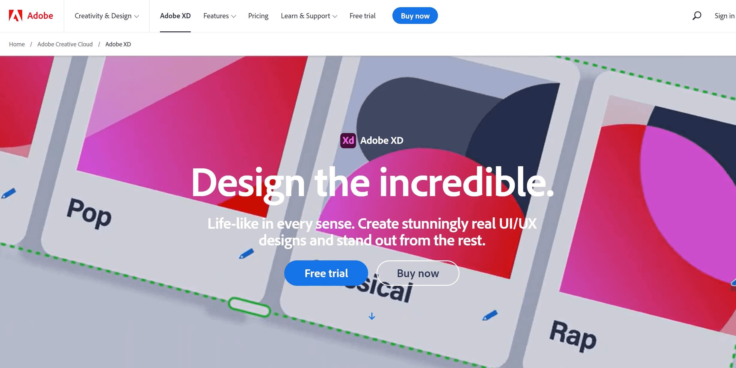 Adobe XD:交互原型与体验验证的强力选手