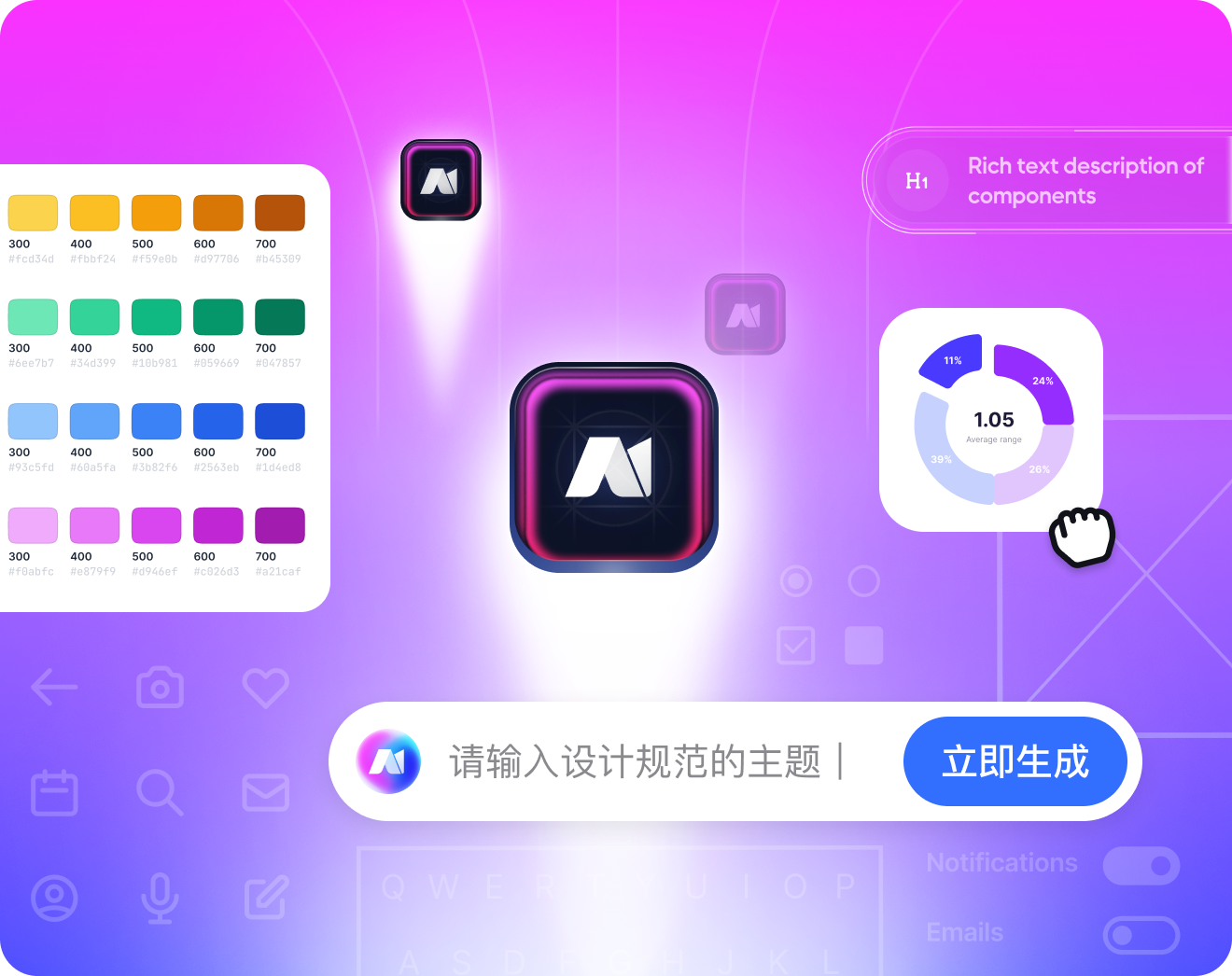 AI驱动设计系统自动生成