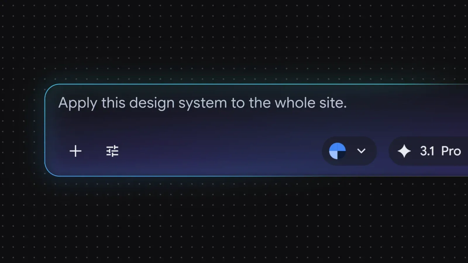 Google Stitch 在提示词中要求应用统一设计系统的界面