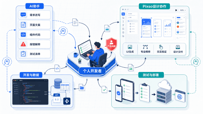 个人开发者AI生成APP工具链