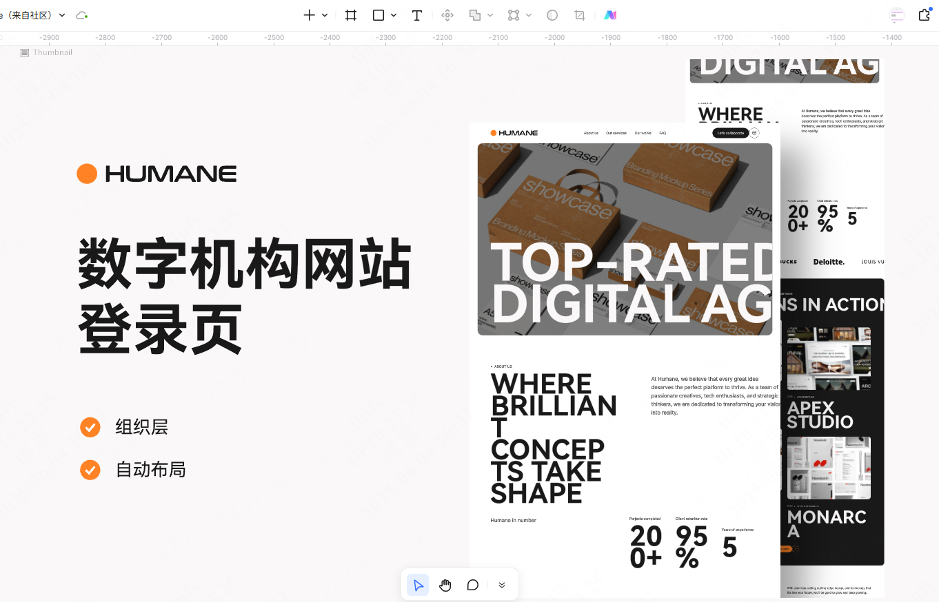 数字机构网站模板，免费下载