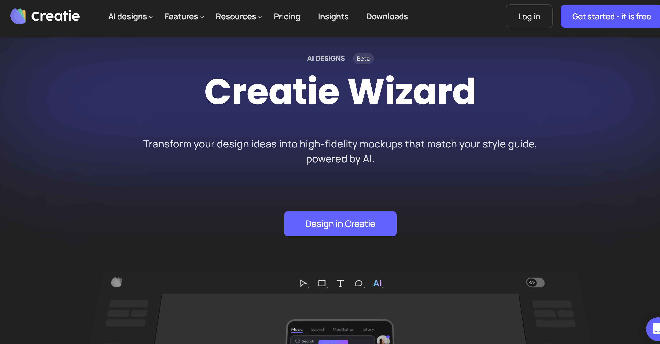 小程序设计工具Creatie Wizard