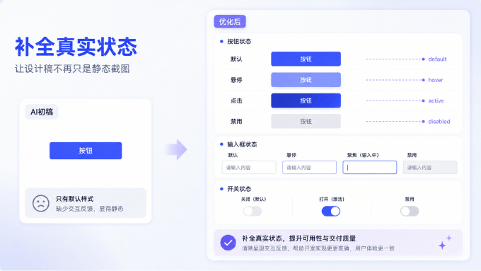 组件交互状态设计