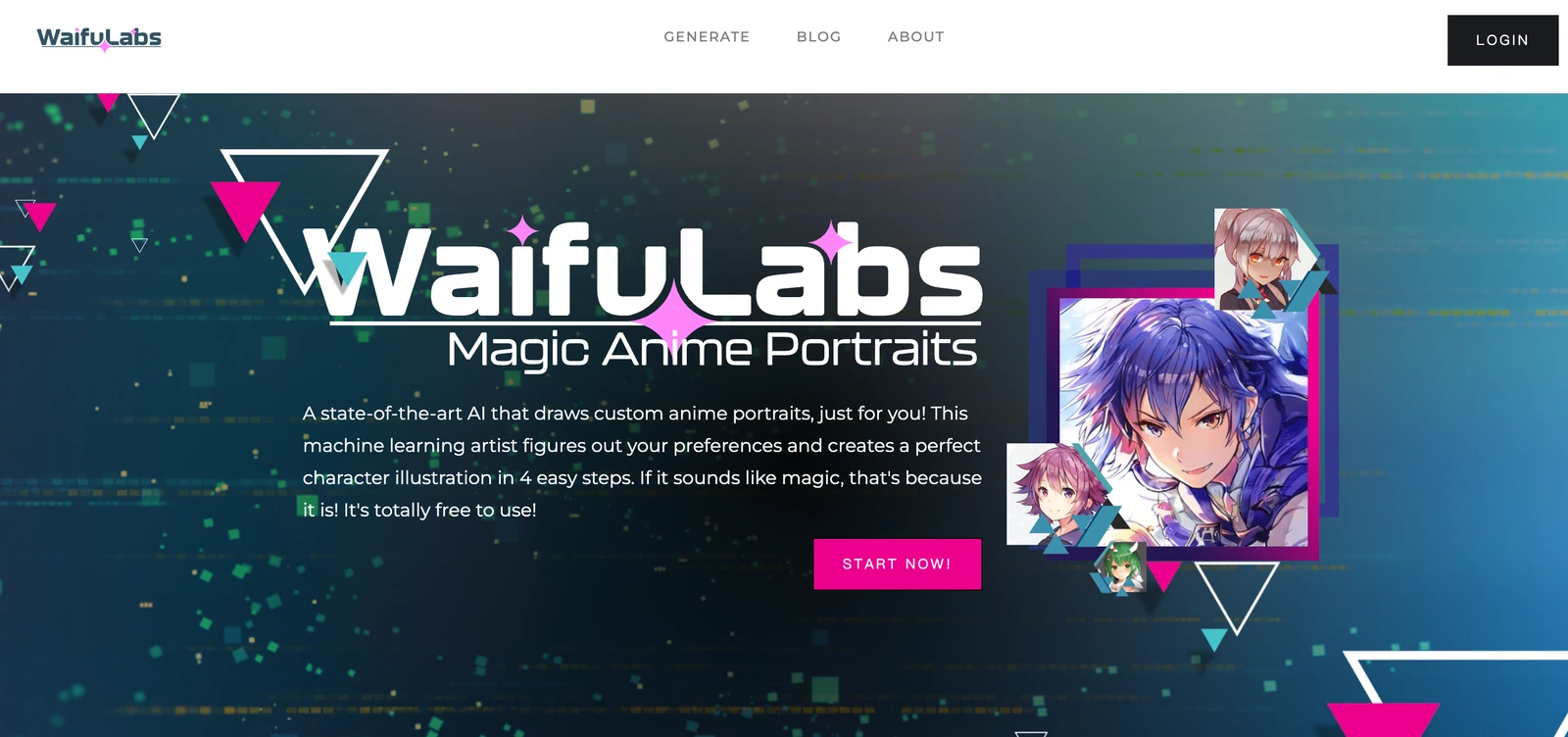 Waifu Labs动漫人物生成入口及不同角色画风