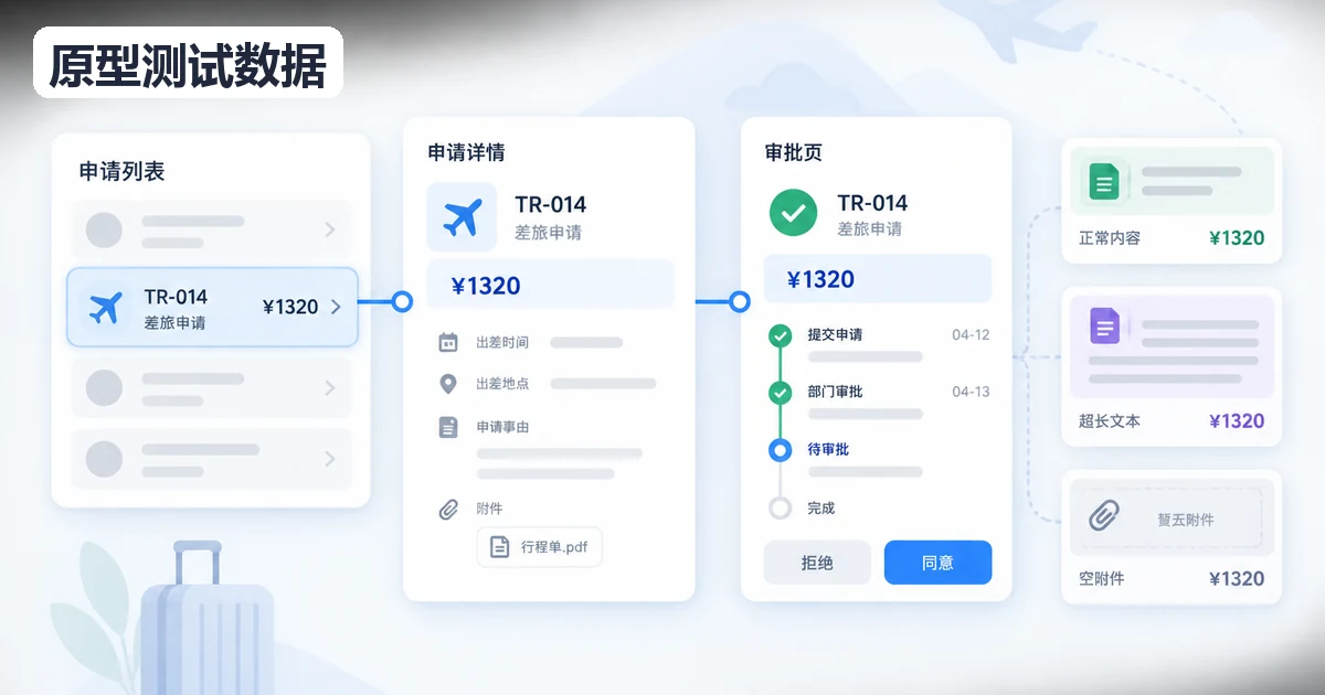 原型测试数据怎么准备?正常、边界与空值样本
