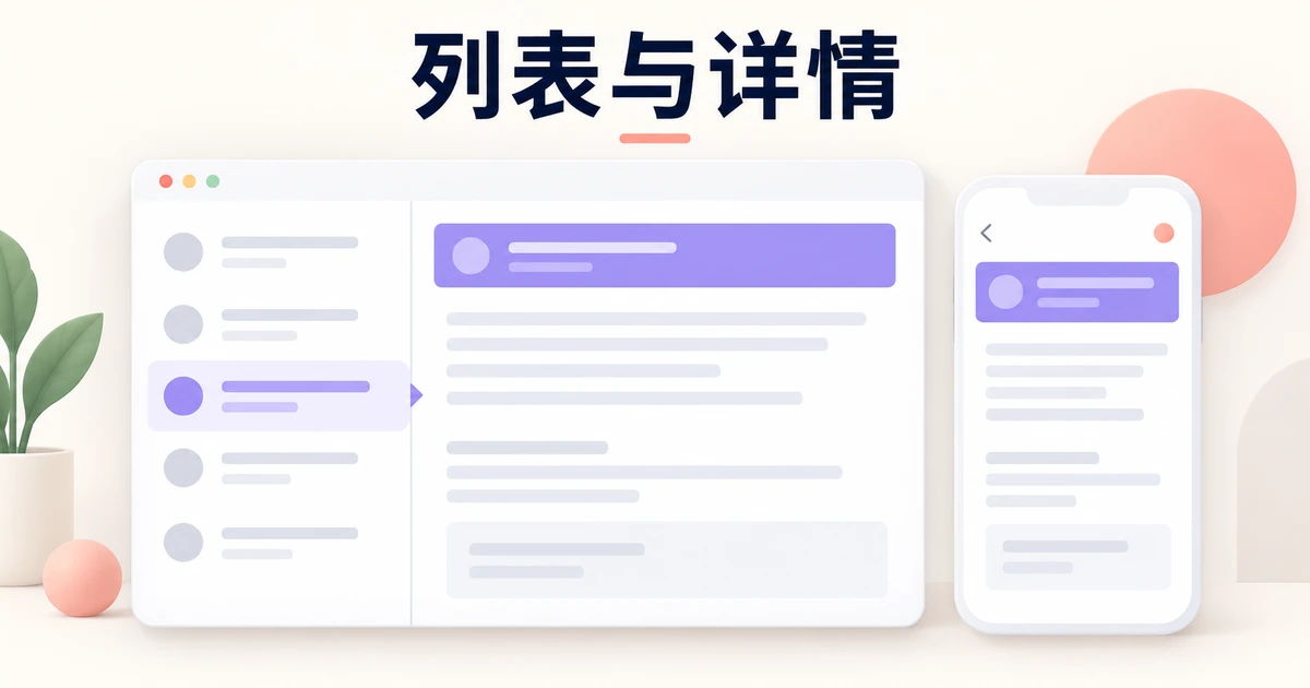 双栏列表详情怎么设计？选中与返回位置