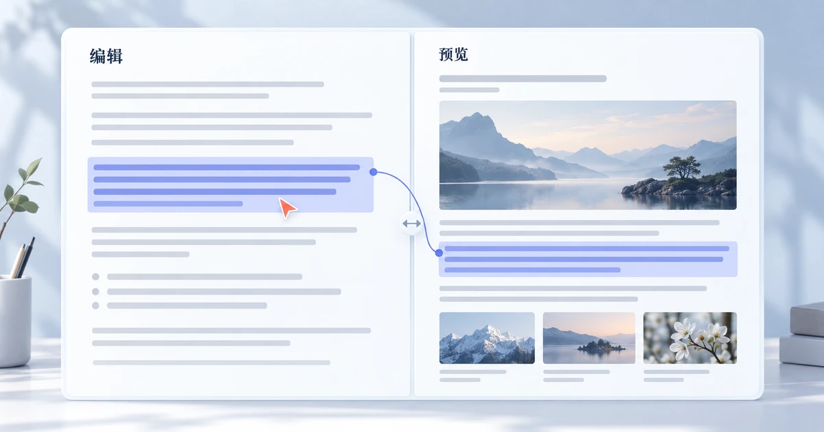 分屏编辑预览怎么设计？同步与面板缩放