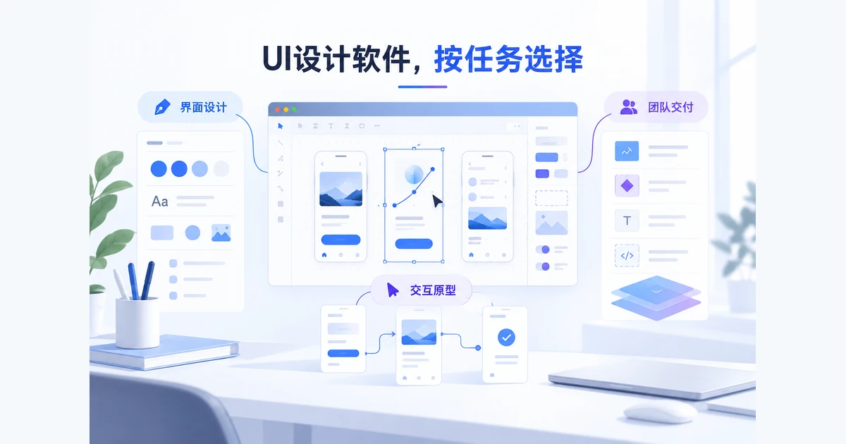 UI设计软件怎么选?功能、免费条件与适用场景