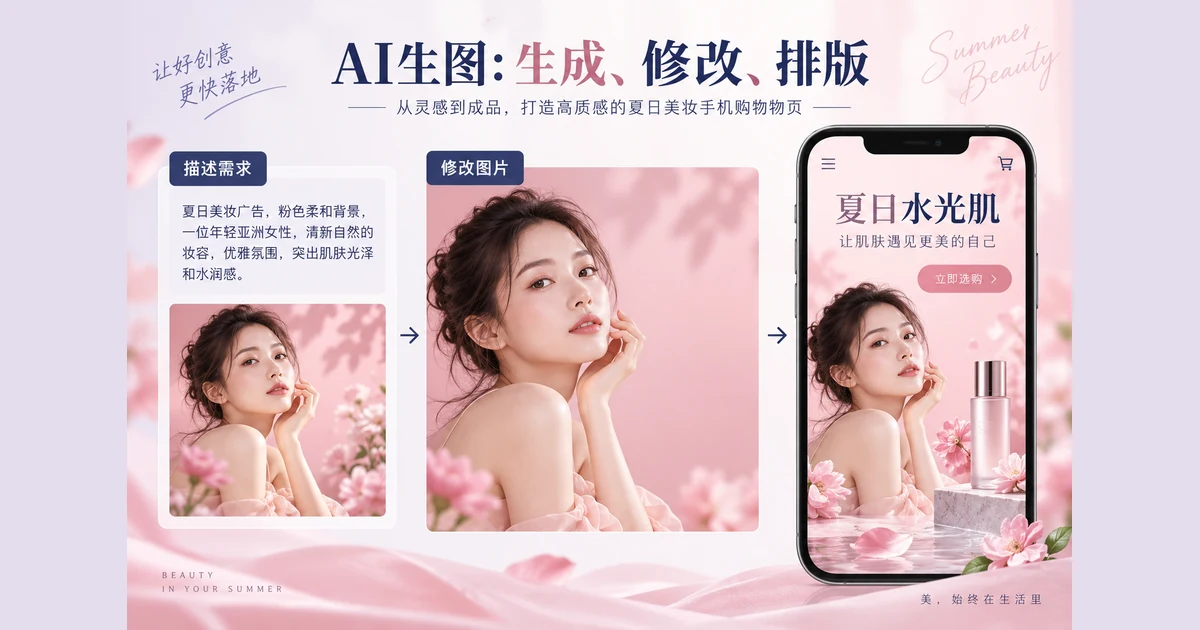  AI生图怎么做？从提示词到电商页面配图
