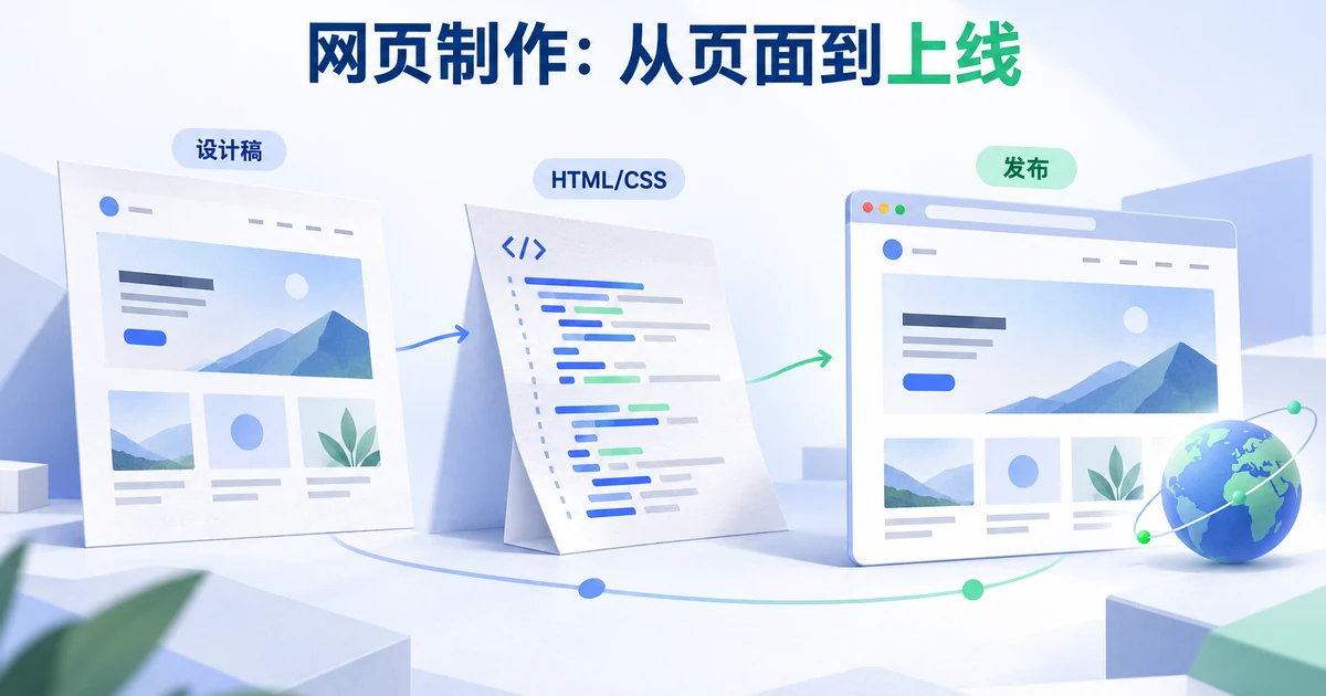 网页制作怎么做?从设计、代码到上线
