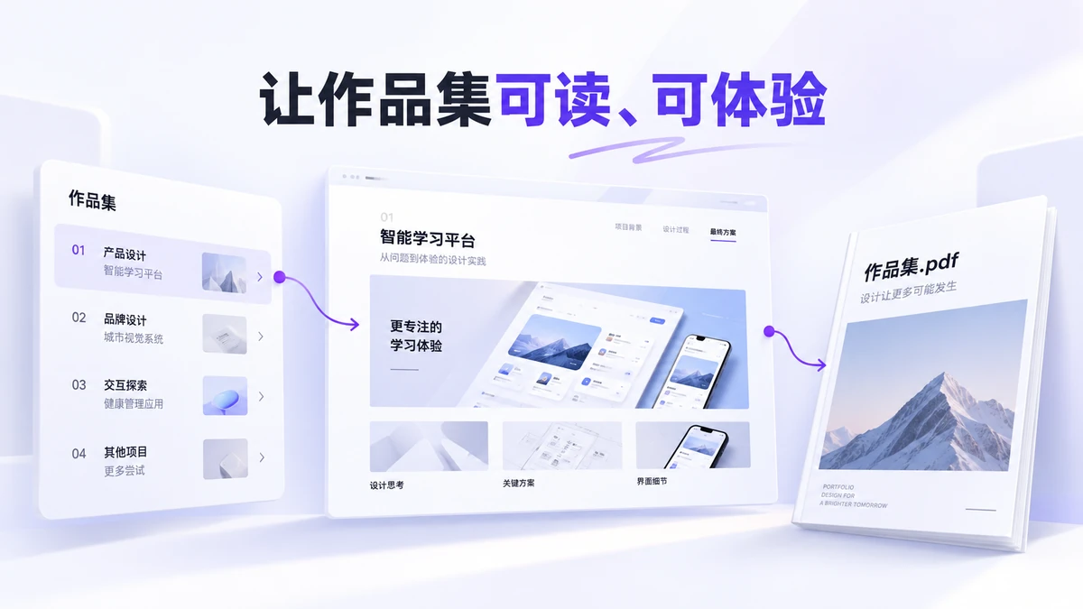 在线作品集怎么制作？Pixso 建文件、原型分享与 PDF 投递指南