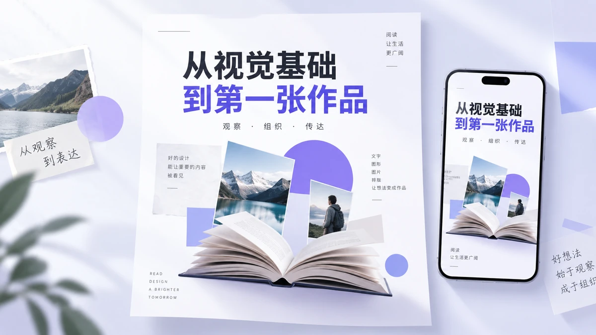 平面设计是什么？从视觉基础、岗位到第一份作品