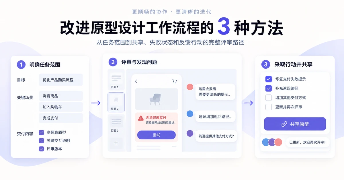改进原型设计工作流程的3种方法