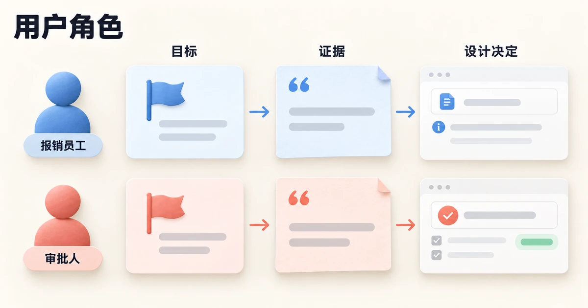 用户角色怎么创建？从研究证据到设计决策