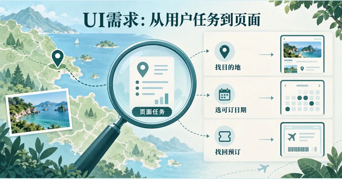  UI需求怎么分析？从原型到页面任务清单