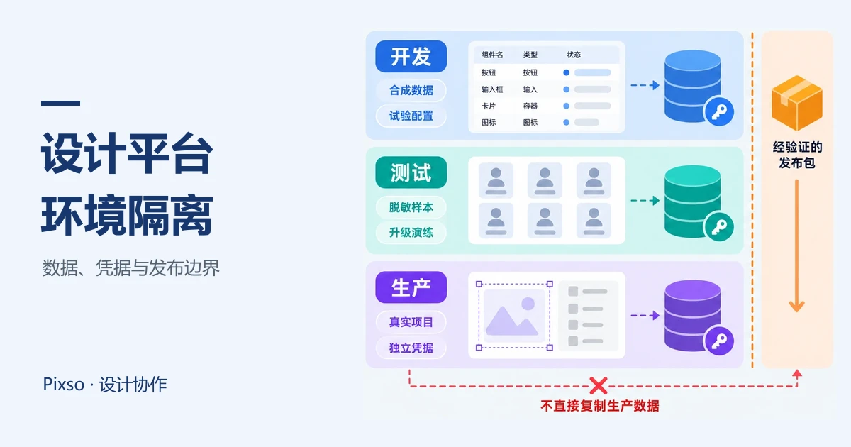 私有化设计平台怎么隔离开发、测试与生产？