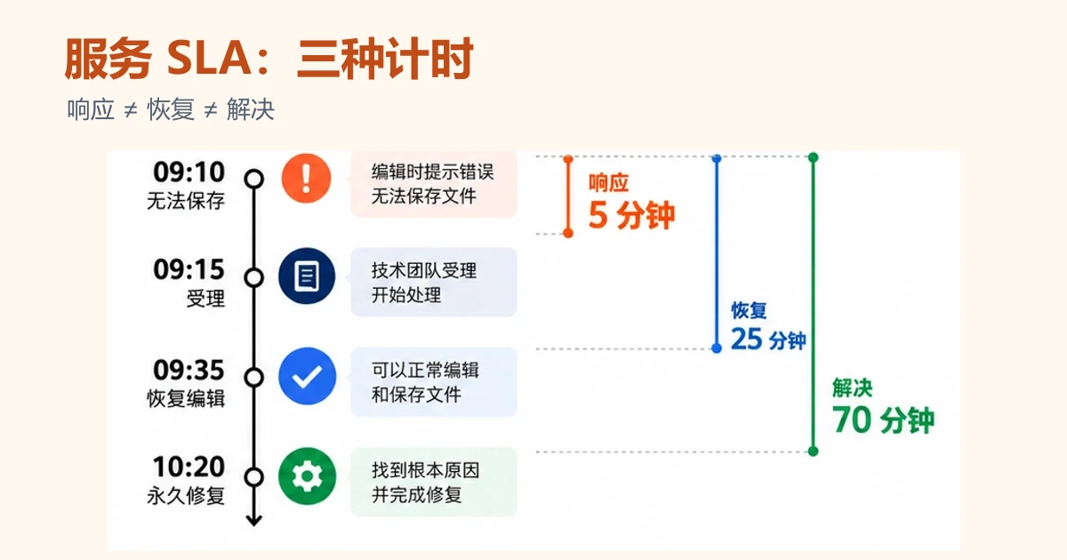 设计工具服务怎么验收？SLA与故障响应