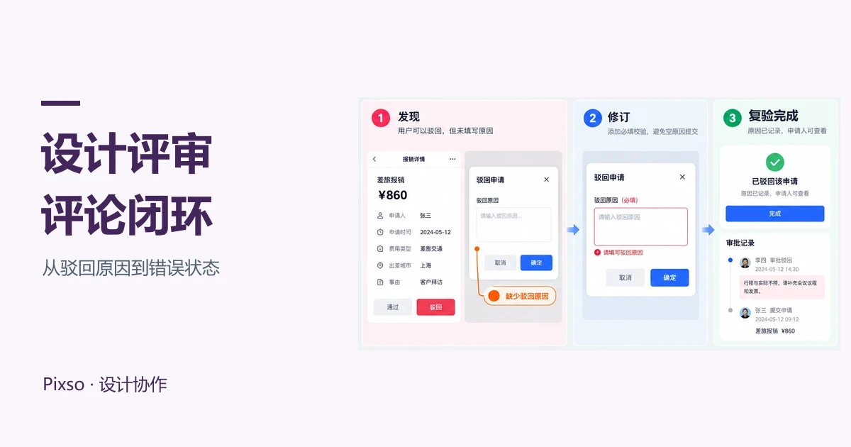 设计评审意见怎么处理？从评论到改稿验收
