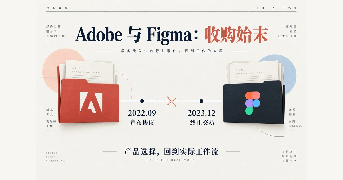 Adobe收购Figma完成了吗？事件时间线与设计工具选择