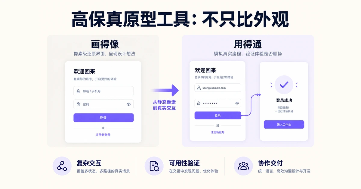 高保真原型工具怎么选？交互能力与团队协作比较