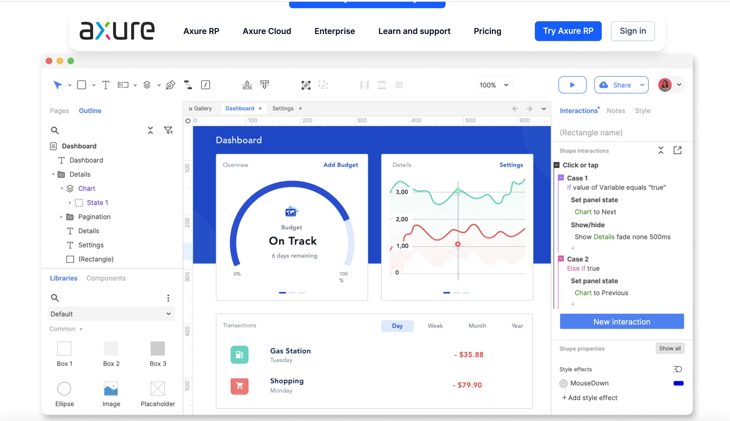 产品设计原型图工具AxureRP