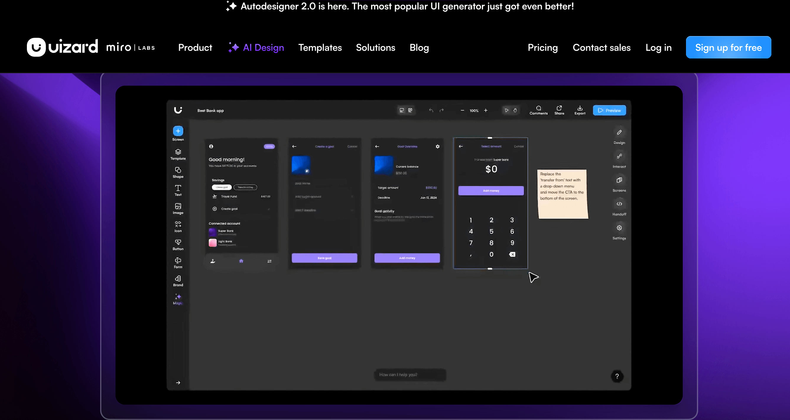 UI模型图设计软件Uizard