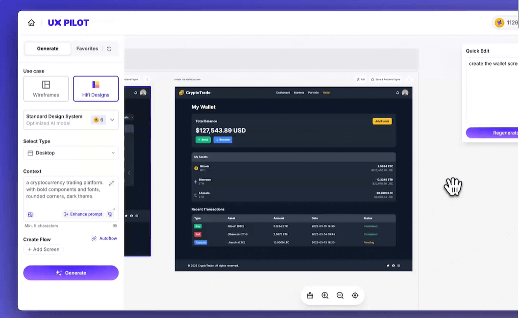 UI模型图设计软件UX Pilot