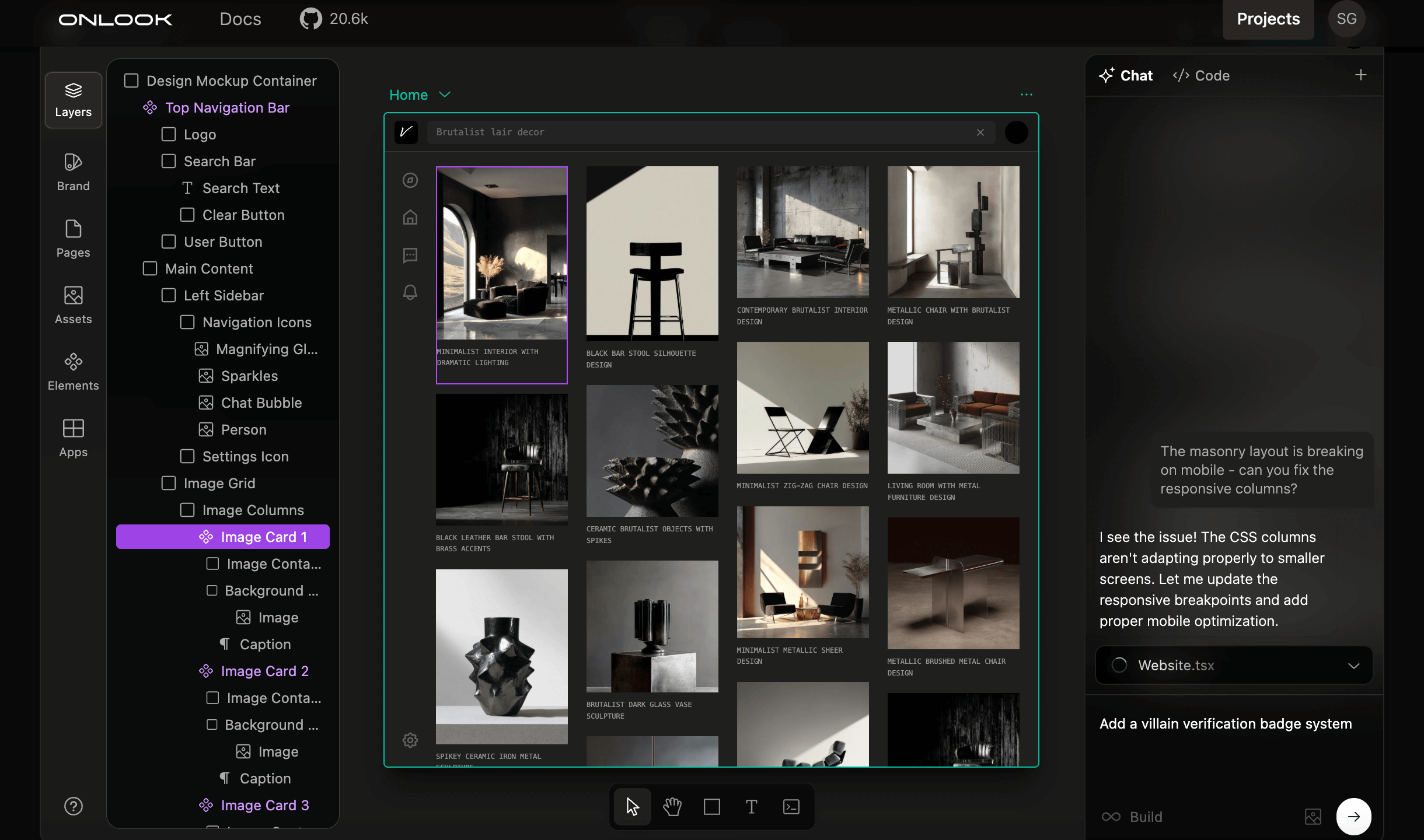 UI模型图设计软件Onlook