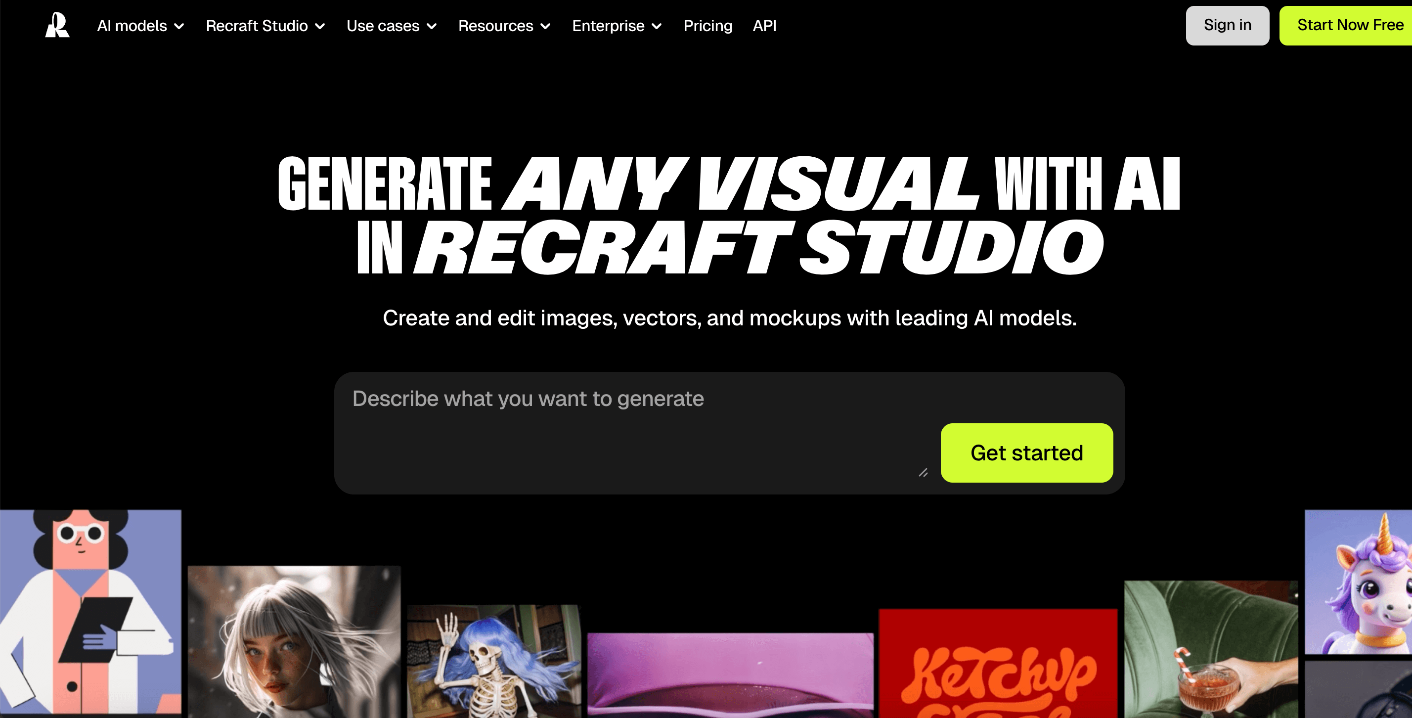 Recraft.ai —— 罕见的矢量 AI 设计工具