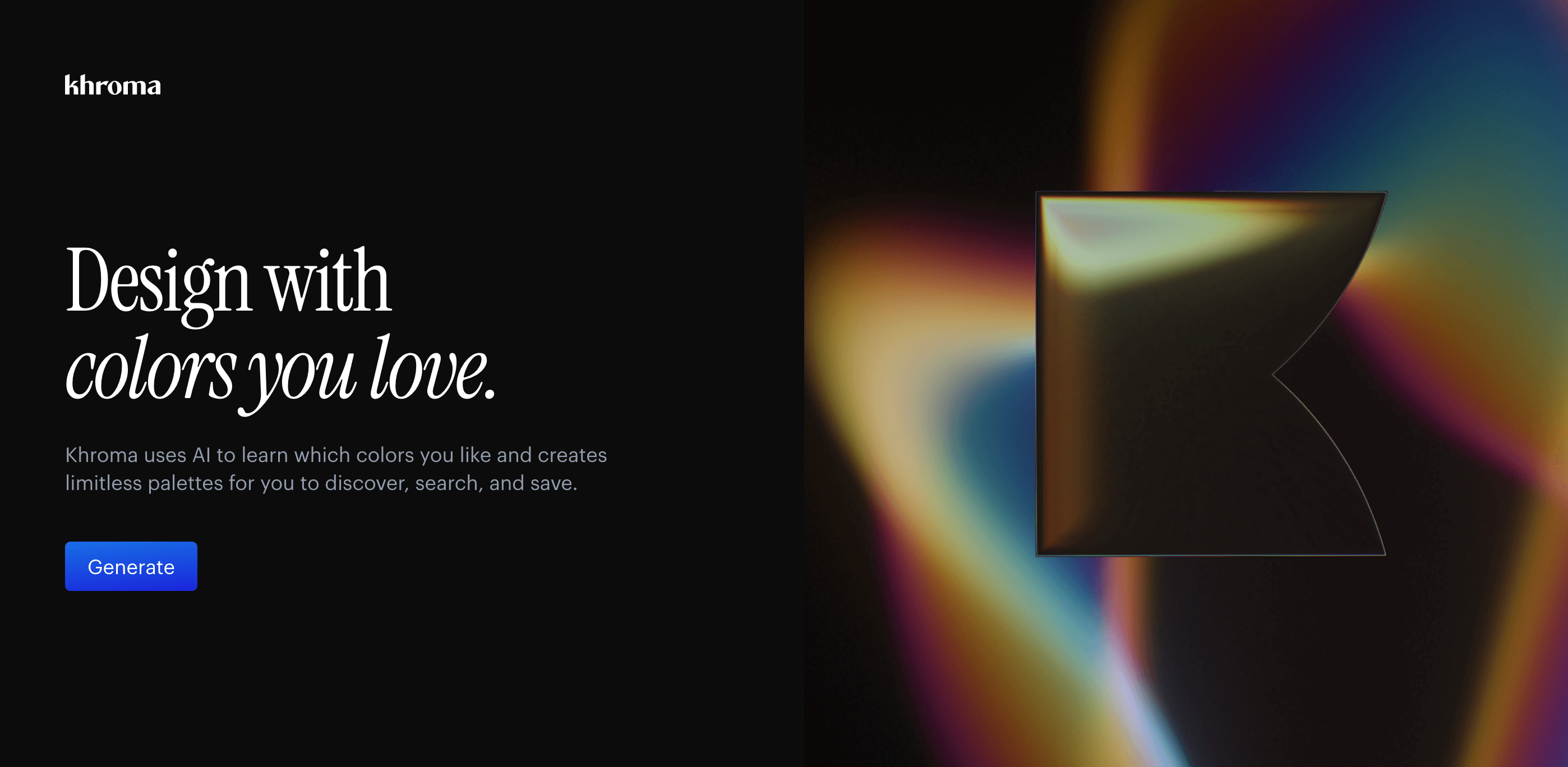 Khroma —— 懂审美的 AI 色彩设计师