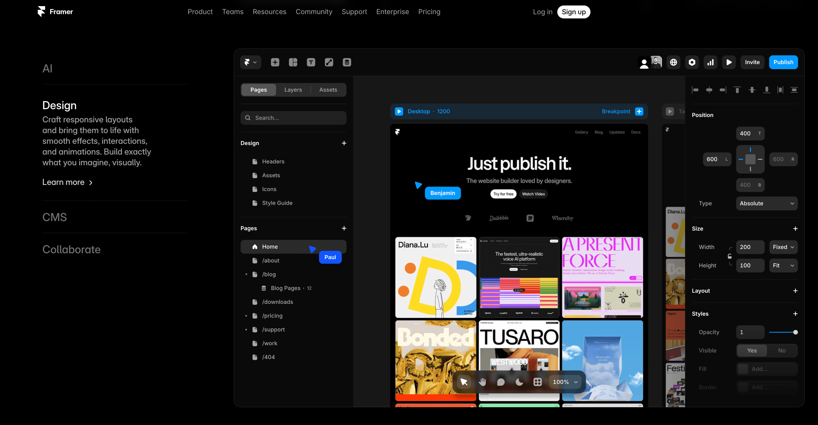 UI设计工具-Framer