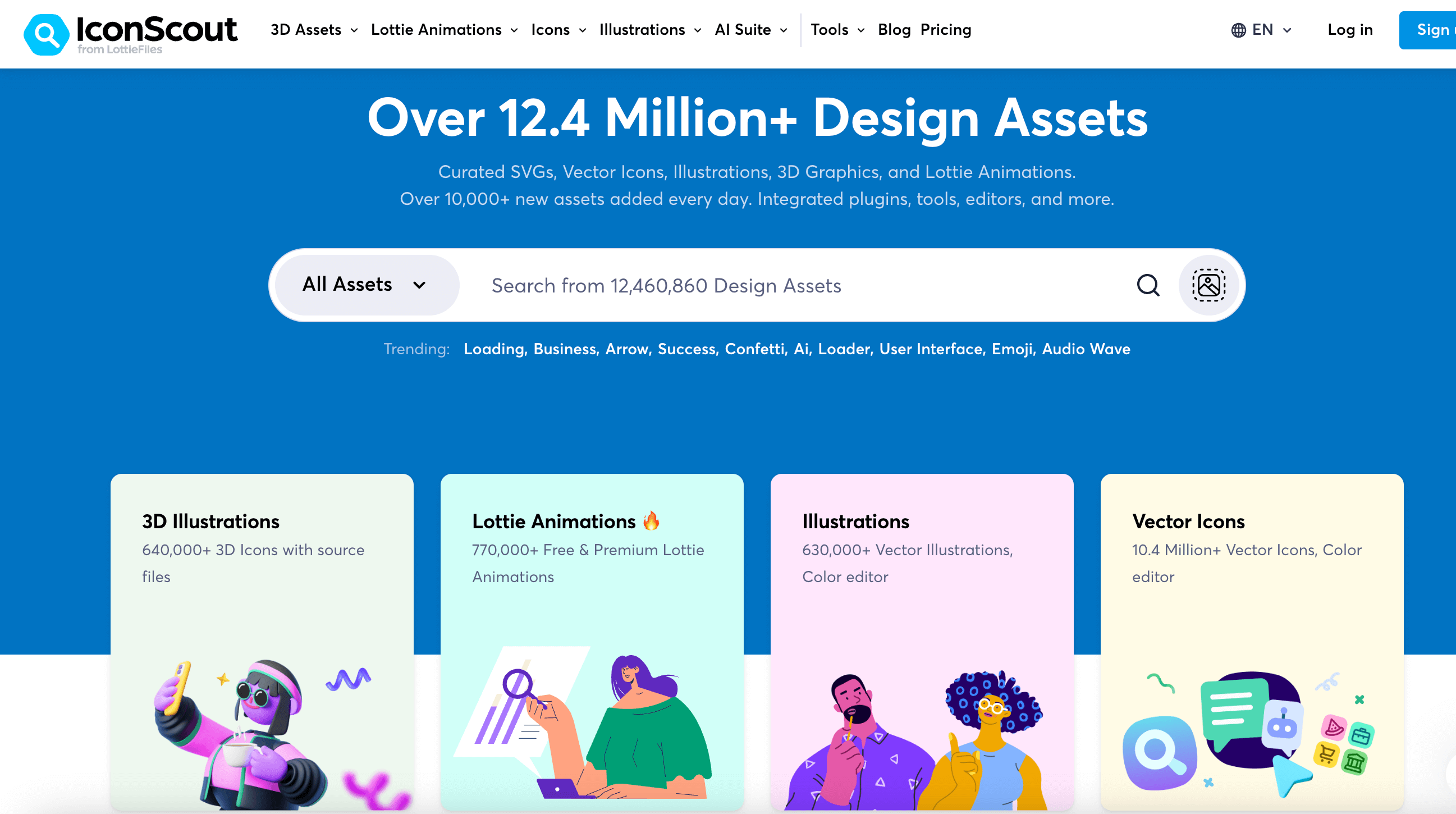 矢量图素材网站iconscout